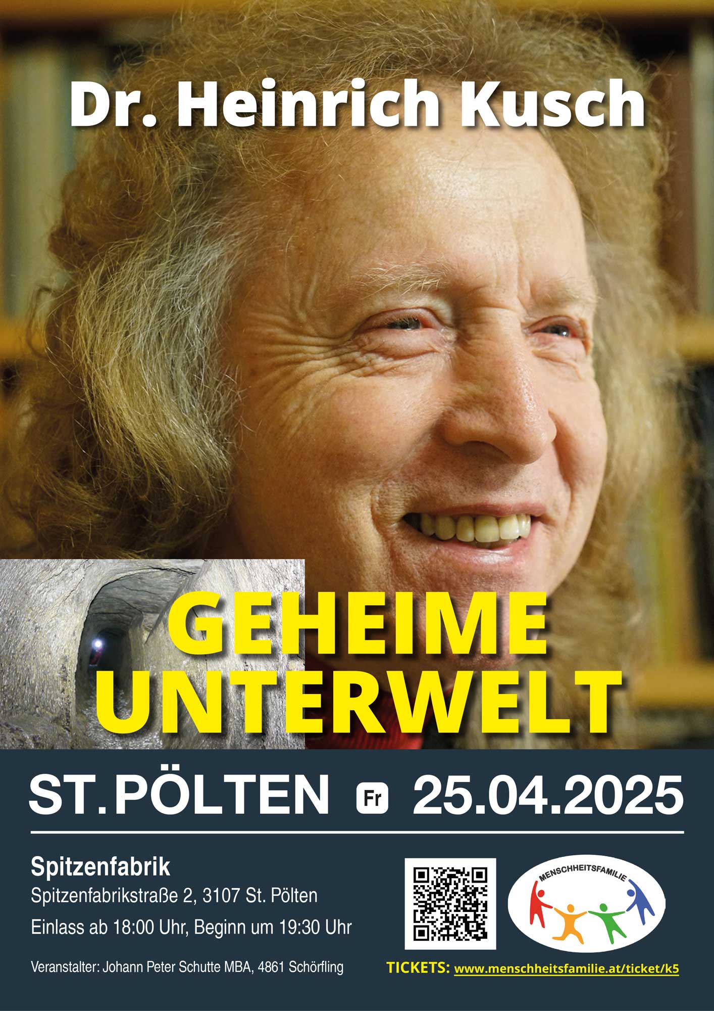 Geheime Unterwelt - Dr. Heinrich Kusch @ Spitzenfabrik