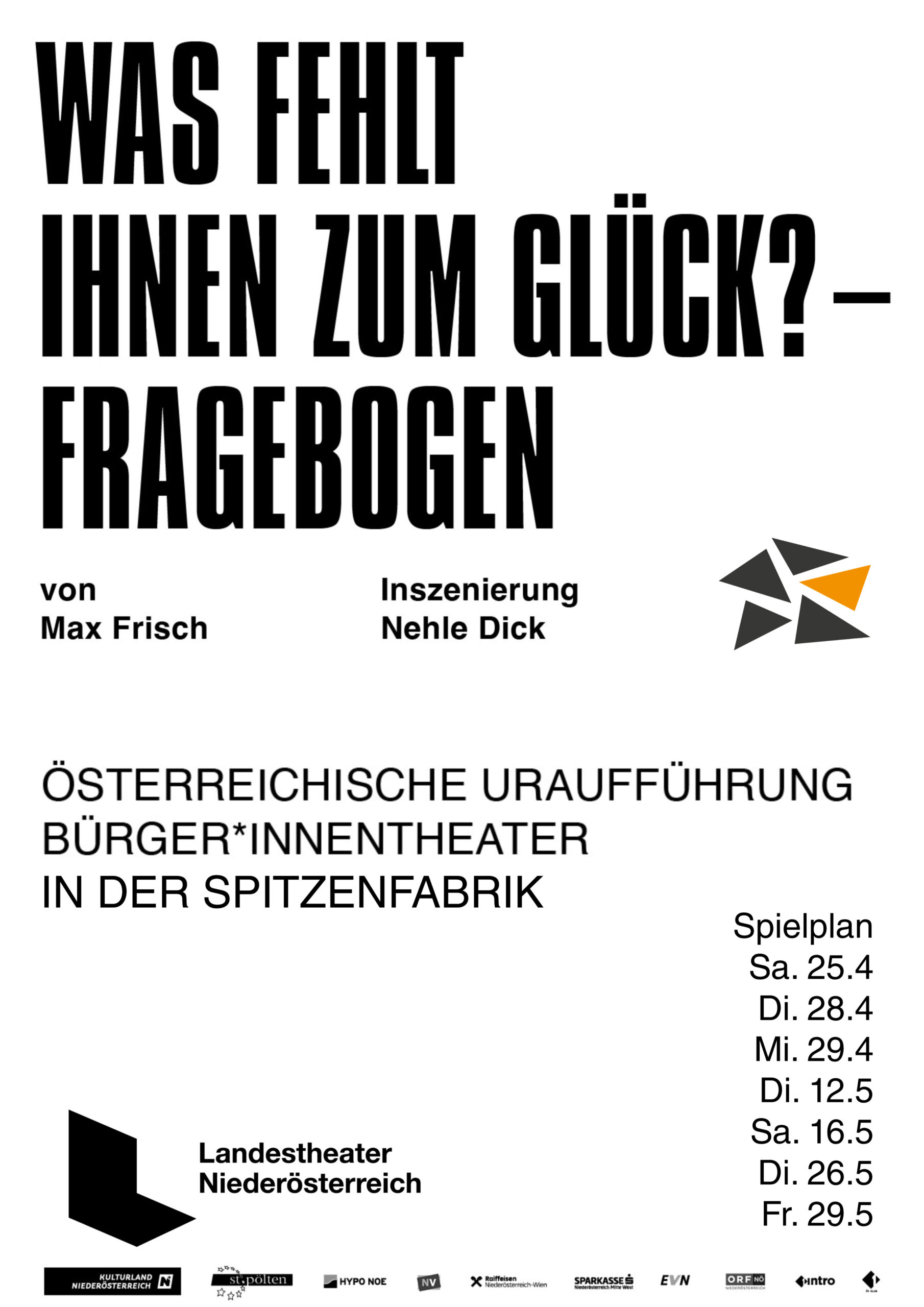 Was fehlt Ihnen zum Glück? Landestheater Niederösterreich